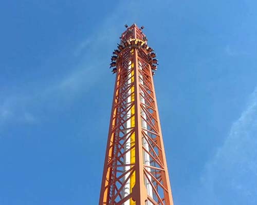 thrill drop tower ride