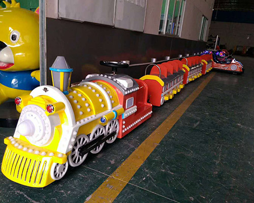 Amusement train rides