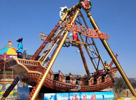 pirate ship fairground ride
