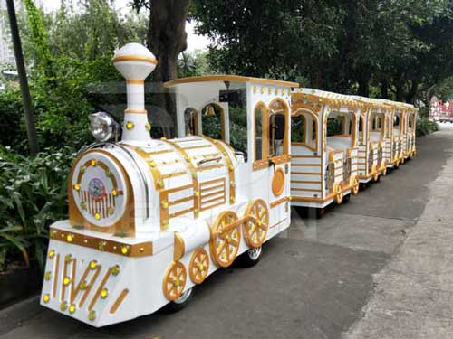 trackless train ride for park